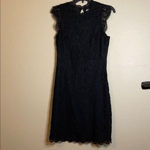 Xhilaration Black Lace Detail Dresa